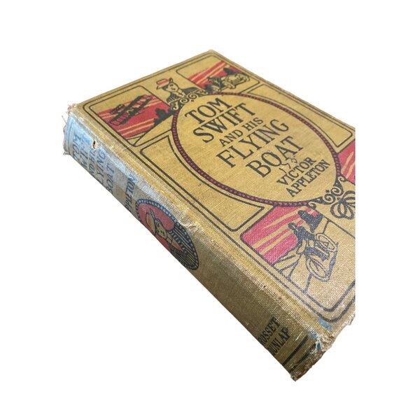 Tom Swift and His Flying Boat Hardcover Victor Appleton Vintage Science Fiction - Picture 2 of 12
